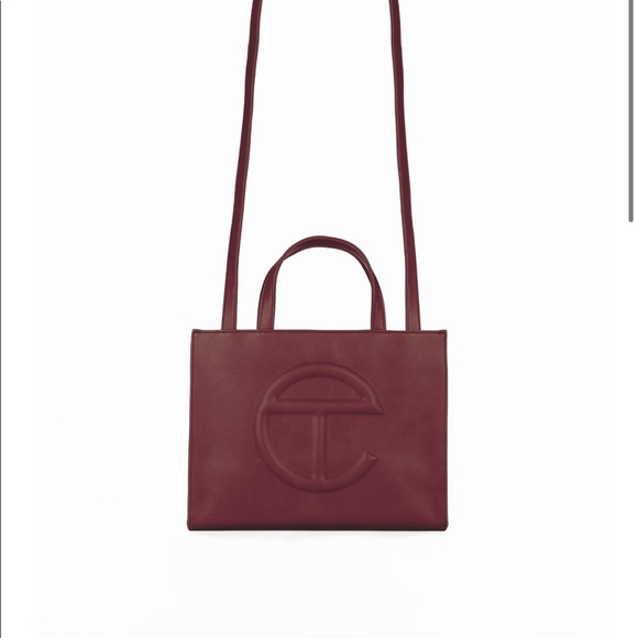 BRAND NEW Telfar Medium Oxblood Shopping Bag - Picture 6 of 6